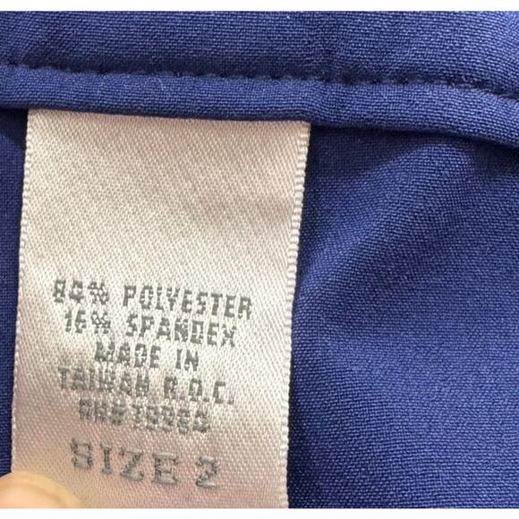 Zenergy by Chico's Blue Cropped Pants Size 2 Large 12 - Picture 4 of 9